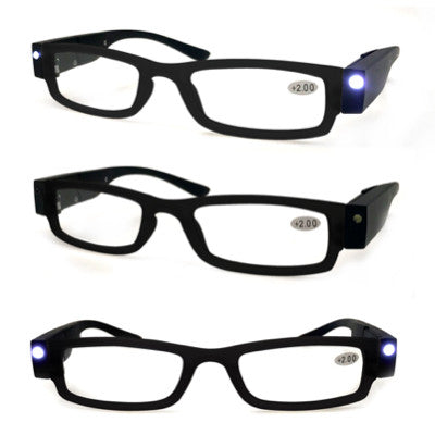 LED LIGHTED READING GLASSES FULL FRAME UNISEX